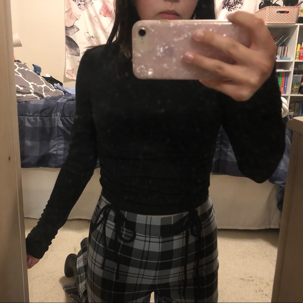 Princess polly Stormi top in black